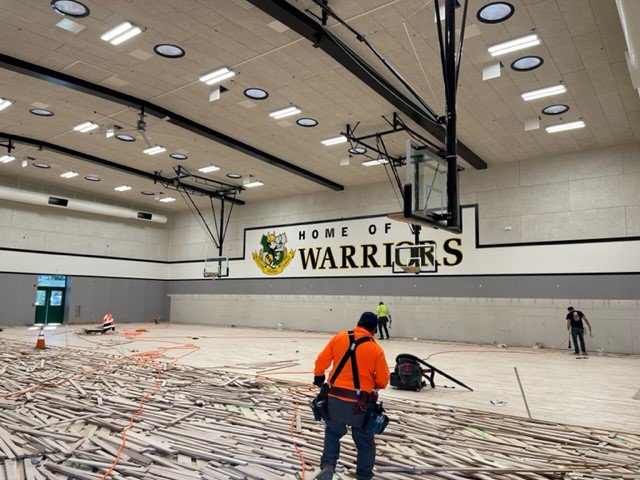 Gym South Wall - March 1, 2022