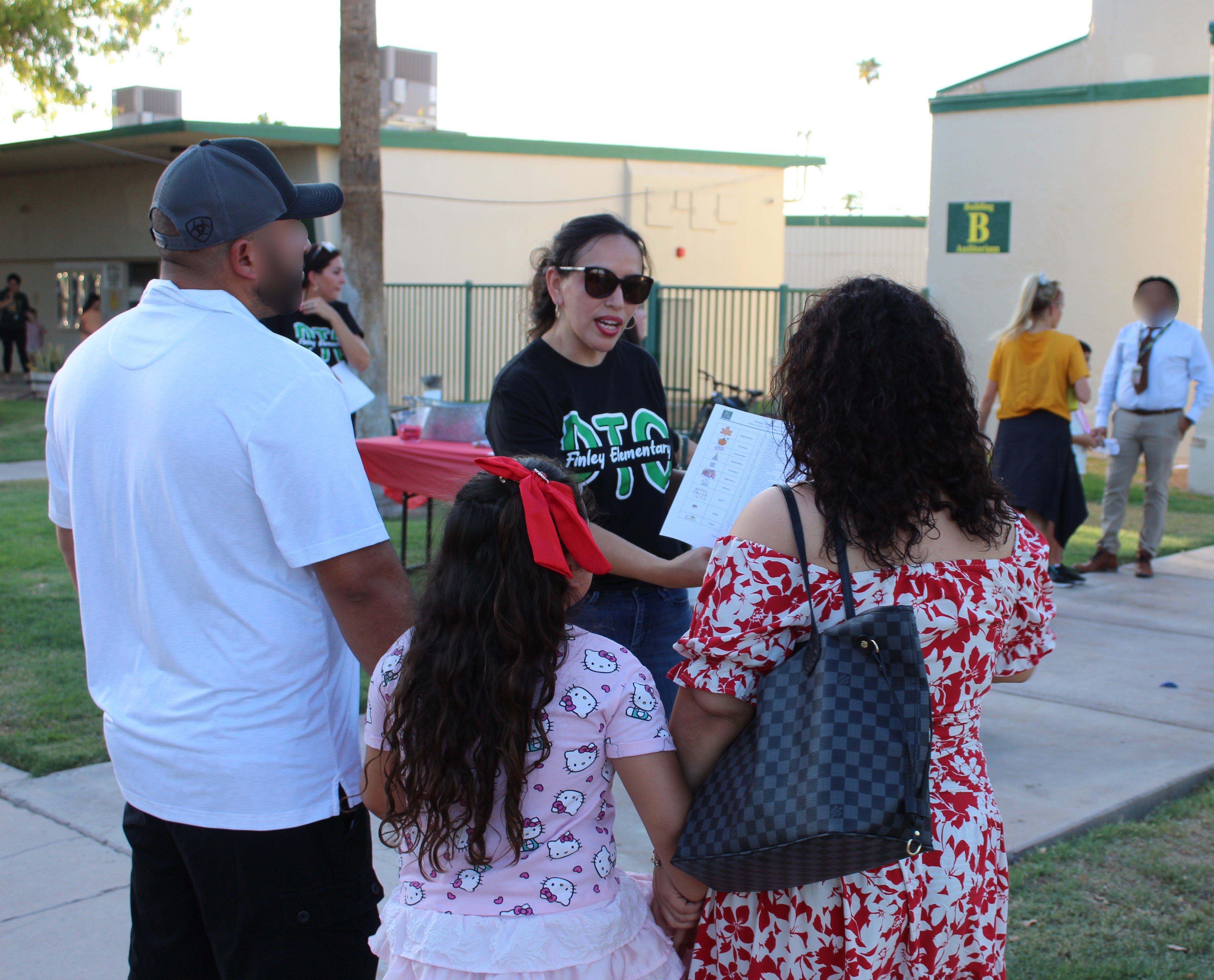 Finley Teacher and Parents