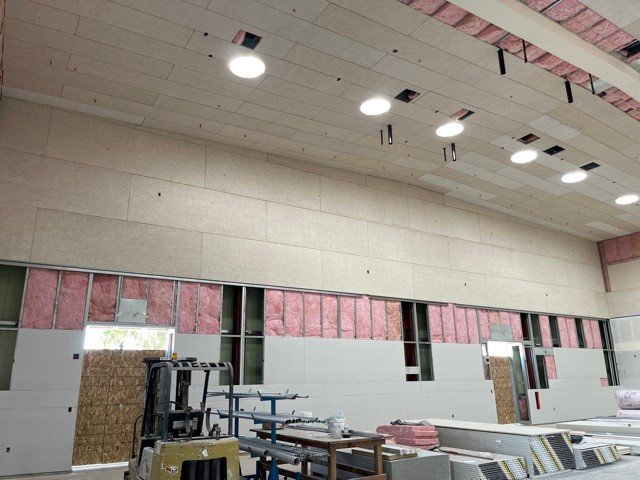 Holtville Middle School Gym - Interior East Wall